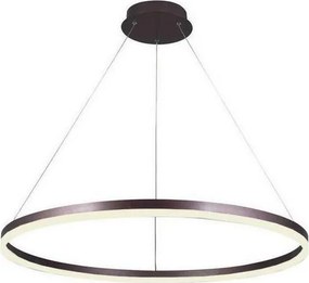 Brilagi - LED dimmelhető kábelre függeszthető csillár CIRCLE LED/55W/230V 3000-6500K barna + távirányító