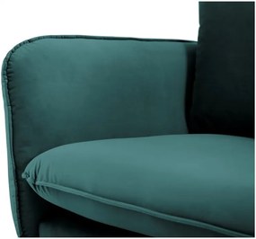 Vienna olajzöld bársony kanapé, 200 cm - Cosmopolitan Design