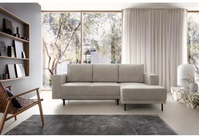 Sarokkanapé Rodriguez mini (J) (sötét bézs + fekete). 1099142