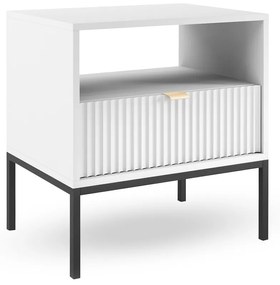 PM NOVA S54 éjjeliszekrény - fehér