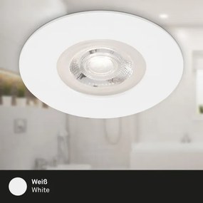 Brilo - KÉSZLET 4x LED Fürdőszobai beépíthető lámpa LED/4,9W/230V IP44 fehér