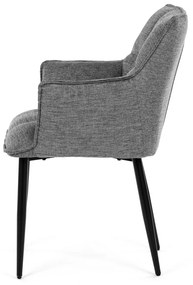 Étkezőszék garnitúra DCH-J2139 GREY2, 2 db