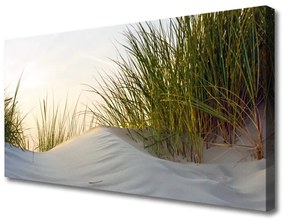 Vászonfotó Sand Grass Landscape 100x50 cm
