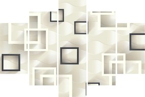 Geometriai absztrakt kép (150x105 cm)