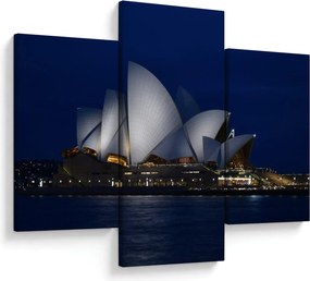 Sydney éjszakai kép (90x60 cm)