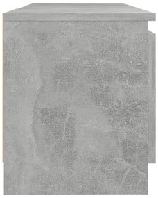 szürke TV-szekrény LED-világítással 120 x 30 x 35,5 cm