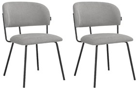 Szürke étkezőszék szett 2 db-os Claudia – Støraa
