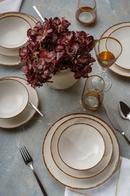24 részes porcelán étkészlet