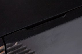 Design komód Venetia 177 cm fekete-arany