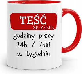 Piros Bögre Apósnak Sp. Z. O.o. fényképes nyomattal