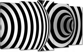 Festmények 100x60 Absztrakt fekete-fehér