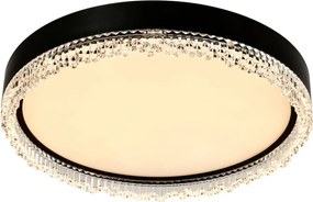 ZUMA LINE FM2304400R-MB REGI Kerek Mennyezeti Lámpa Fekete LED IP20