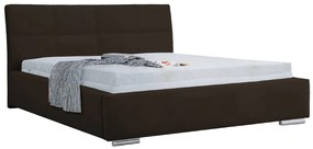 Typ07 ágyrácsos ágy, sötétbarna (180 cm)