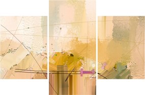 Kép - absztrakció, olajfestmény (90x60 cm)