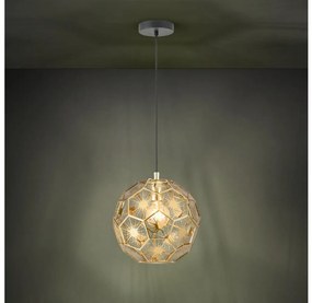 Eglo 39754 - Csillár zsinóron SKOURA 1xE27/60W/230V á. 30 cm