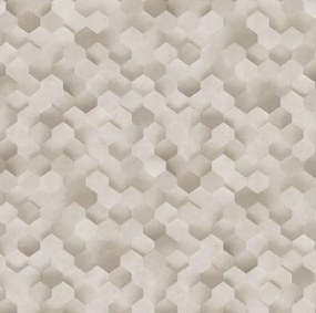 Fali tapéta világos bézs méhsejt 42512-10