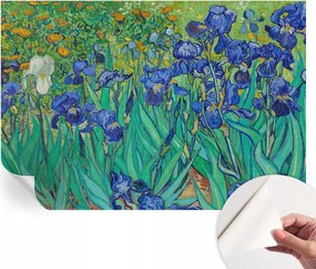 Mosható öntapadós fotótapéta étkezőbe Kerti virágok 152x104 cm