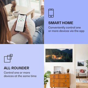 Klarstein Wonderwall Air Art Smart, infravörös hősugárzó, 120 x 60 cm, 700 W, hegyi út