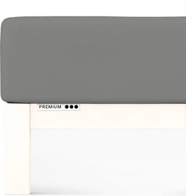 Schlafgut Premium lepedő 90x190-100x220 cm Gray Mid 128