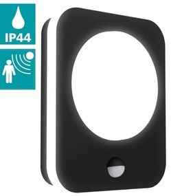 Eglo 99584 - LED Kültéri fali lámpa érzékelővel MADRIZ LED/9W/230V IP44