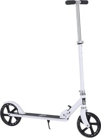 HOMCOM Összecsukható Roller Gyerekeknek 7-14 Év 4 Szintben Állítható Magasságú Kormány 88x37x100 cm Fehér | Aosom