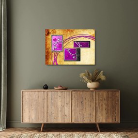 Az absztrakció képe (üvegen) (70x50 cm)