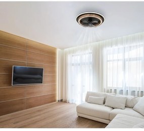 Globo Bozan 03655 távirányítós mennyezeti ventilátoros lámpa, 32W LED, 2700K-6500K, 120-1200 lm