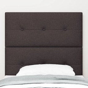 Fejtámla Gombos Tűzésű Sötétbarna 80 cm Szövet