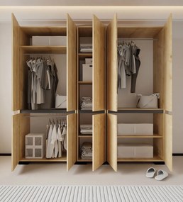 Floransa 225 - Sapphire Oak, Anthracite