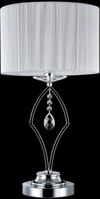 Maytoni modern asztali lámpa miraggio fehér króm mymod602-tl-01-n