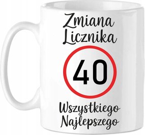 Bögre 40. Születésnapra Vicces Ajándék 40 éves Negyvenes Számláló