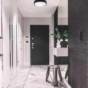 Mennyezeti lámpa JONAS 1xE27/60W/230V á. 26 cm fekete