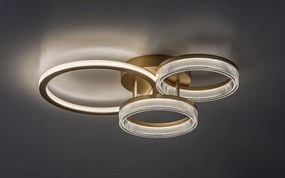 Rabalux 71473 - LED dimmelhető mennyezeti lámpa RIVONA LED/38W/230V 3000-6500K 58,5x38 cm+távirányítóval