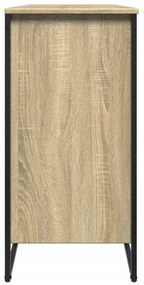 sonoma tölgy színű szerelt fa cipőszekrény 80 x 38 x 78 cm