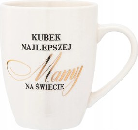 Porcelán bögre fehér felirattal anyák napjára 340ml 1db