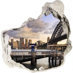 3d fali matrica lyuk a falban Bridge sydney nd-p-90745371