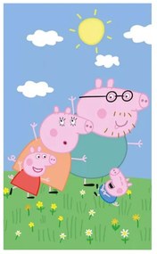 Peppa malac Family kéztörlő, arctörlő, törölköző 30x50 cm