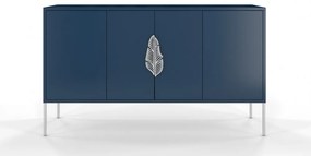 Merlin komód kék ezüst 138cm