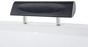 Fehér whirlpool masszázskád LED világítással 172 x 83 cm MONTEGO Beliani