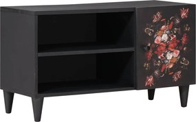 vidaXL Tároló szekrények Sokszínű 80 x 31,5 x 46 cm Tömör Mangófát