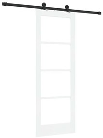 Csúszóajtó ORKDAL Fehér 73.5 x 198.5 cm Fa és fém