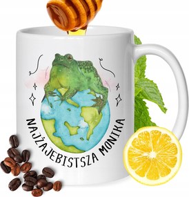 Bögre Mónika Barátnőknek Ajándék Nyomtatott Fehér 330ml