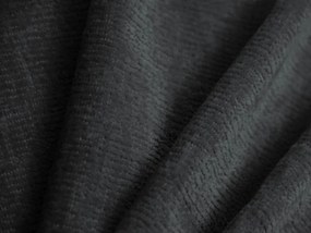 Sötétszürke kárpitozott ágyneműtartós franciaágy ágyráccsal 180x200 cm Ovalo – Micadoni