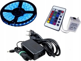 Led szalag szett 300SMD Rgb 5050 IP68 vezérlő 5m