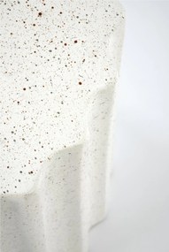 Tiaris dohányzóasztal 41 cm - fehér terrazzo