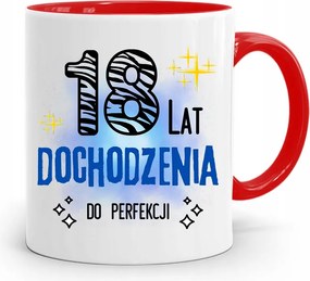 Születésnapra 18 18. 18. Bögre Piros Ajándék fényképes nyomtatással