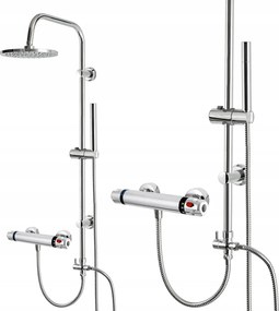 Zuhanyszett Termosztátos Csapteleppel Zuhanykabin Rúd