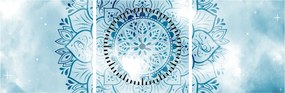 Kép - mennyei mandala (órával) (90x30 cm)