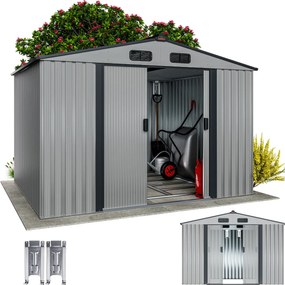 Gardebruk® Kerti ház 260x205x180 cm - szürke