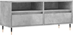 vidaXL betonszürke szerelt fa TV-szekrény 100x34,5x44,5 cm